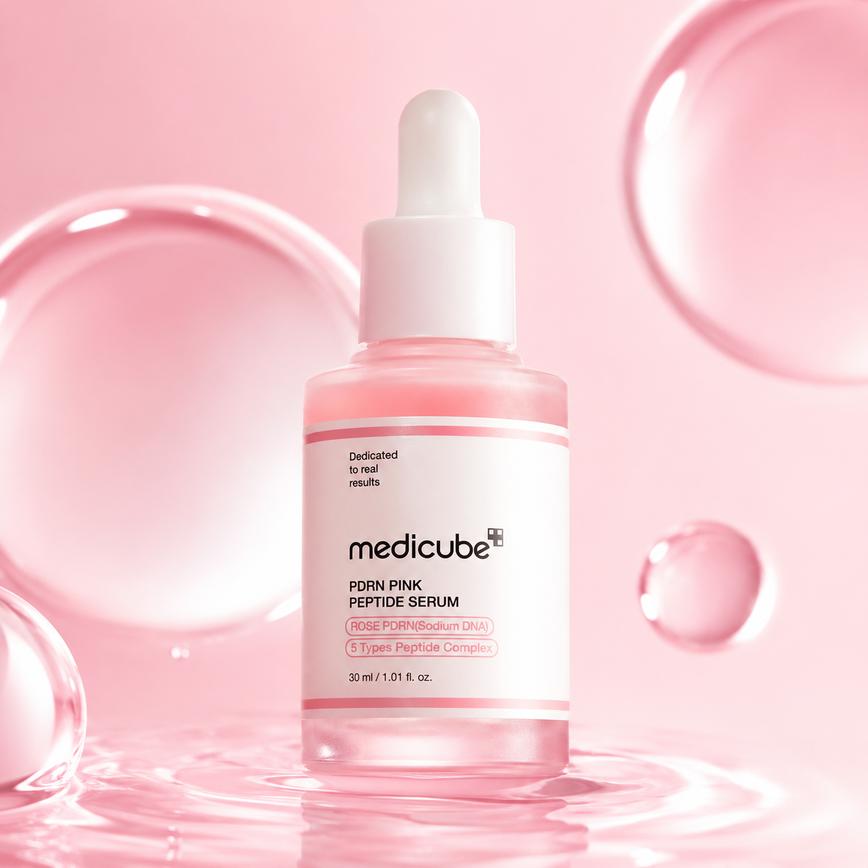 Medicube PDRN Pink Peptide Serum – Glow & Firming Serum, 30ml